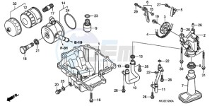 CBR600RR9 BR / MME SPC - (BR / MME SPC) drawing OIL PAN/OIL PUMP