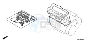 CB1000RAC drawing GASKET KIT A