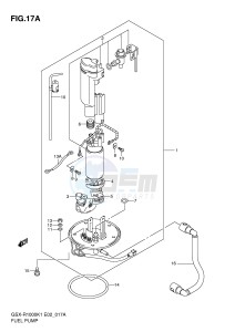 GSX-R1000 (E2) drawing FUEL PUMP (GSX-R1000K2)