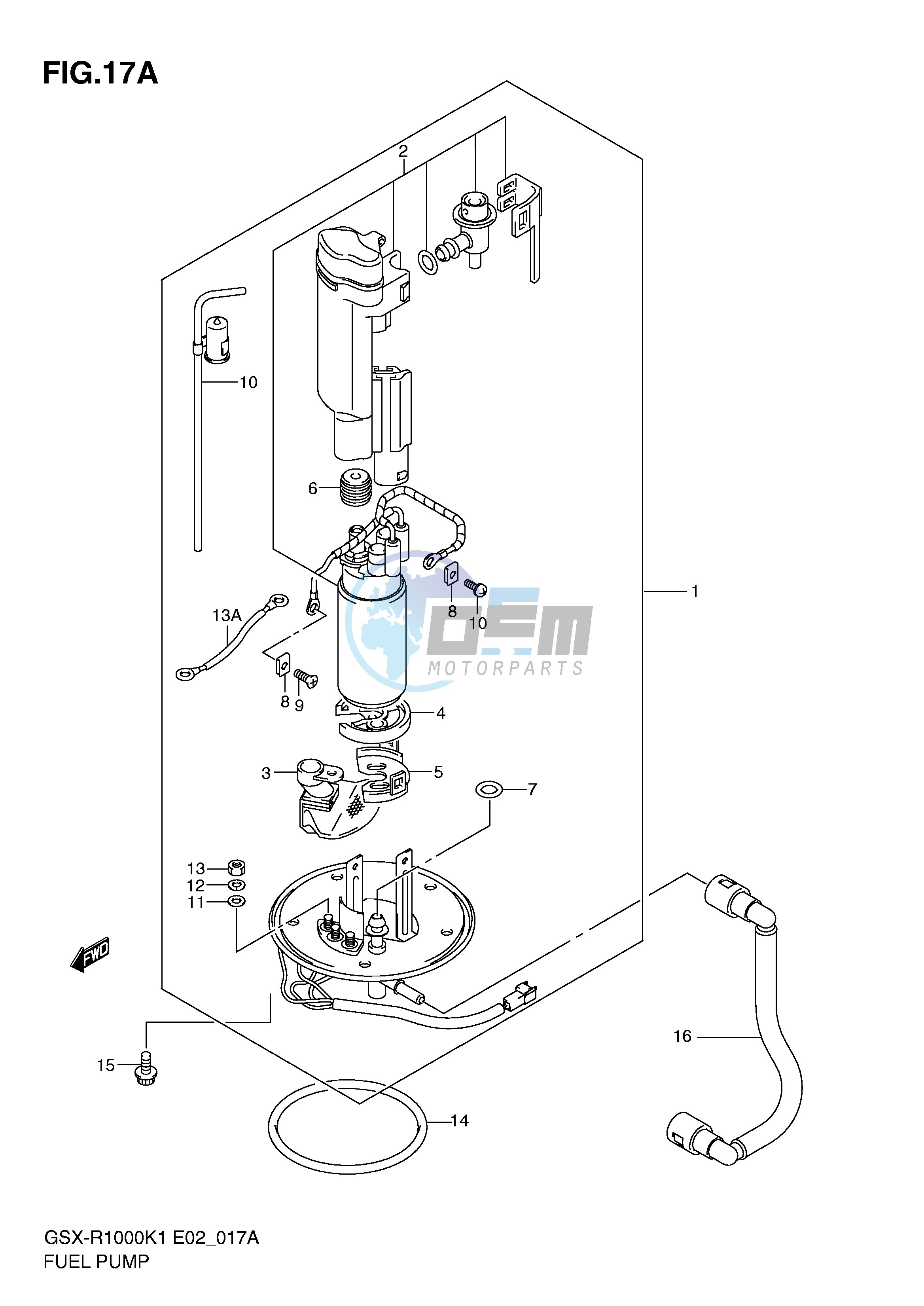 FUEL PUMP (GSX-R1000K2)