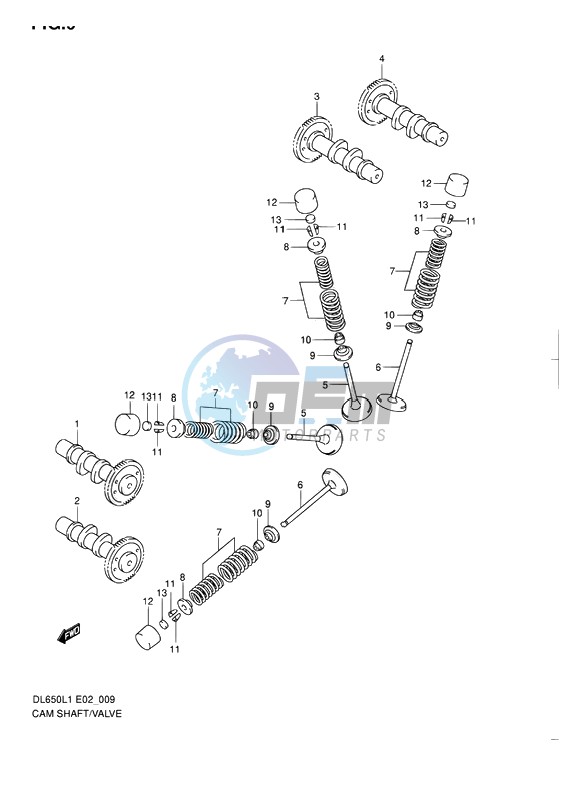 CAMSHAFT - VALVE