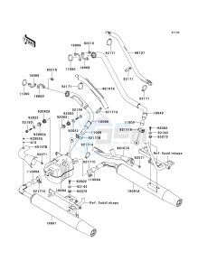 VN 1600 D [VULCAN 1600 NOMAD] (D6F-D8FA) D8FA drawing MUFFLER-- S- -