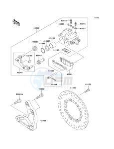 VN 1500 E [VULCAN 1500 CLASSIC] (E7) [VULCAN 1500 CLASSIC] drawing REAR BRAKE