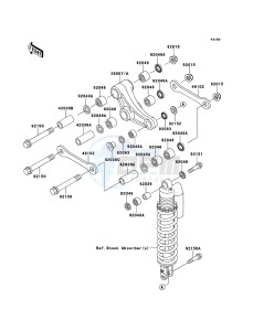 KX85/KX85-<<II>> KX85ADF EU drawing Suspension