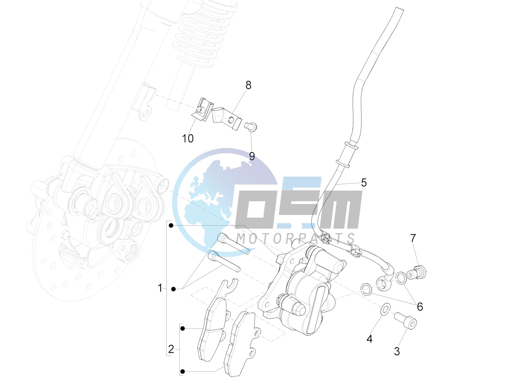 Brakes pipes - Calipers