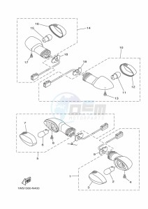 MT-07 ABS MTN690-A (B4C9) drawing FLASHER LIGHT