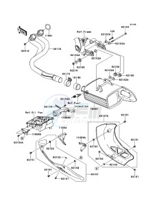 VERSYS_ABS KLE650DBF GB XX (EU ME A(FRICA) drawing Muffler(s)