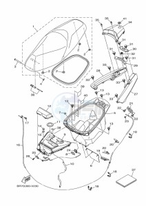 MWS125-C TRICITY 125 (BU5G) drawing SEAT