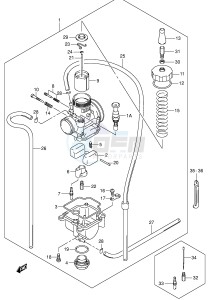 RM85 (P3-P28) drawing CARBURETOR