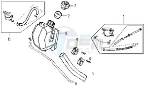 MEGALO 125 drawing FUEL TANK - FUEL PUMP