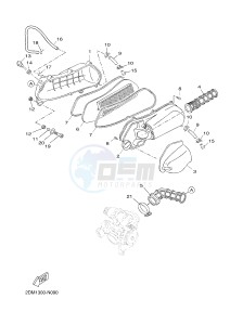 YP125R X-MAX125 X-MAX (2DM9 2DM9) drawing INTAKE 2