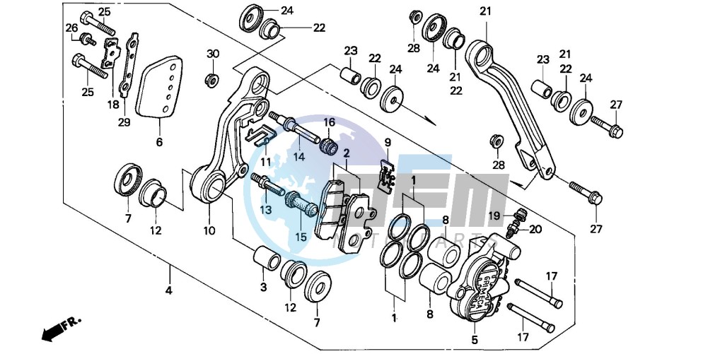 FRONT BRAKE CALIPER