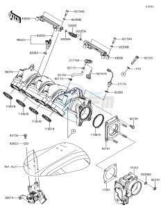 JET SKI ULTRA 310LX JT1500MHF EU drawing Throttle