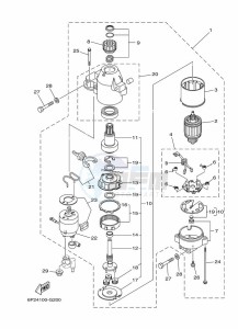 F225BETU drawing STARTER-MOTOR