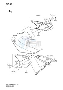 RM-Z250 (E19) drawing SIDE COVER