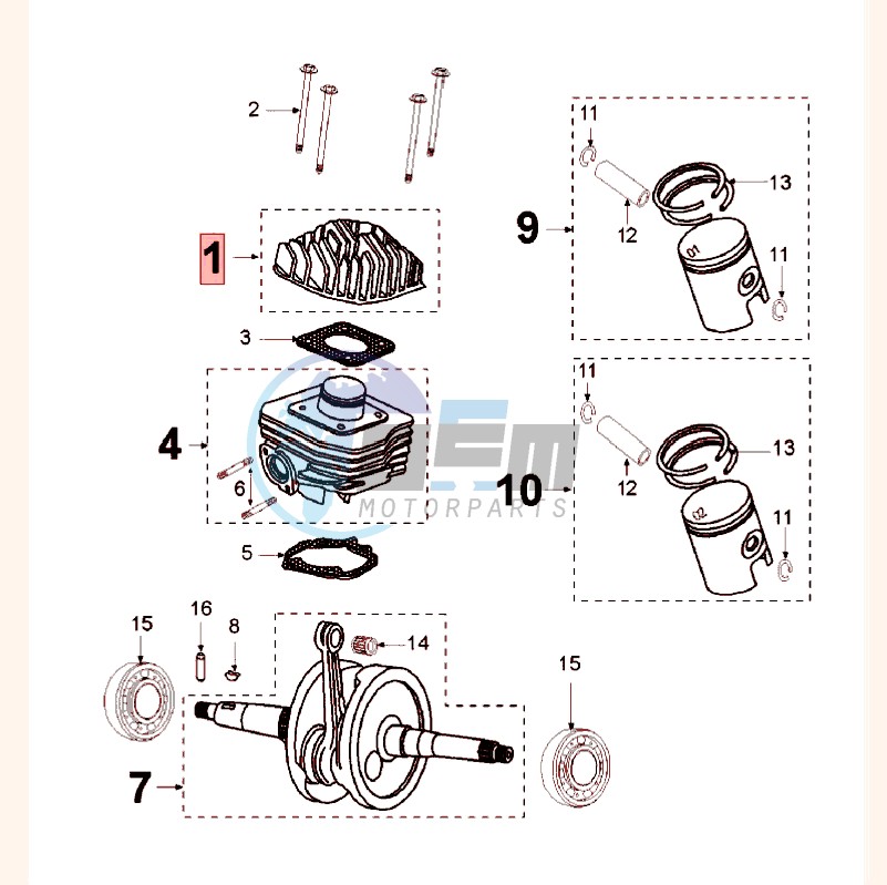 CRANKSHAFT IAE ALU