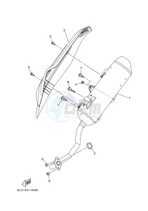 MWS150 MWS150-A TRICITY 155 (BB89) drawing EXHAUST