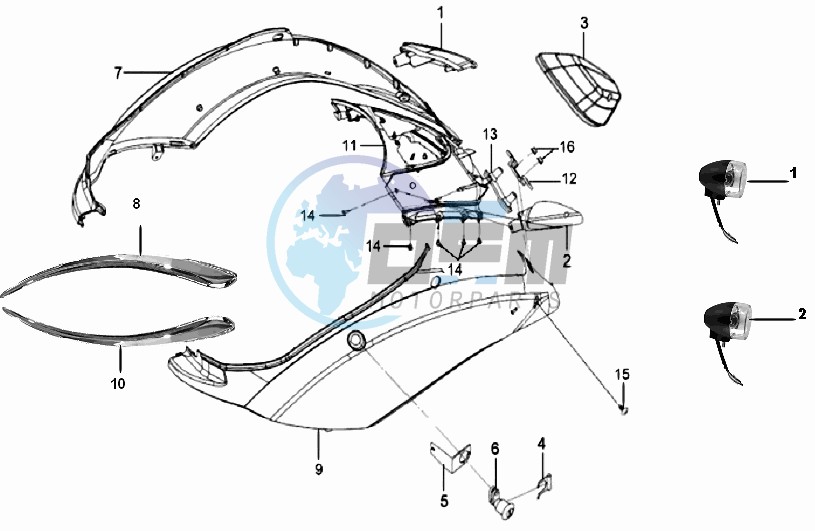 COWLING / TAIL LIGHT