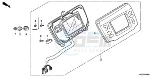 TRX500FAC drawing METER