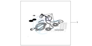 GL1800 drawing HEAD SET (FULL FACE)