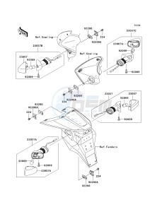 ZR 750 K [Z750S] (K6F) K6F drawing TURN SIGNALS