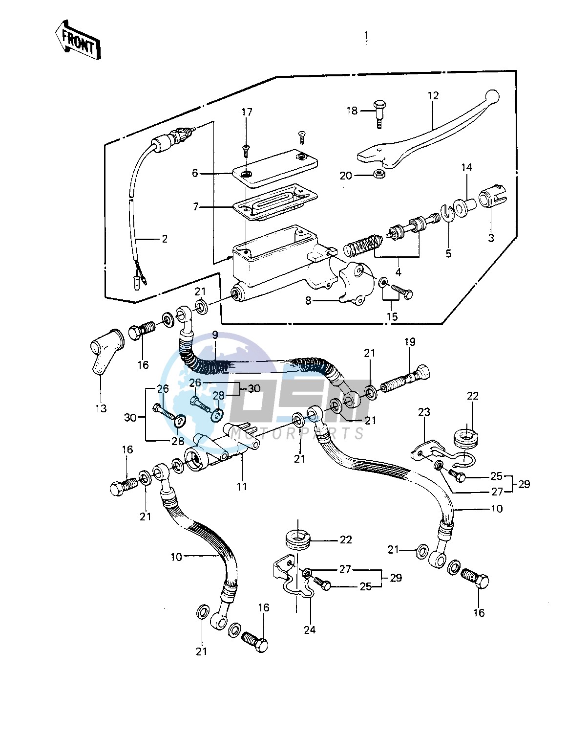 FRONT MASTER CYLINDER