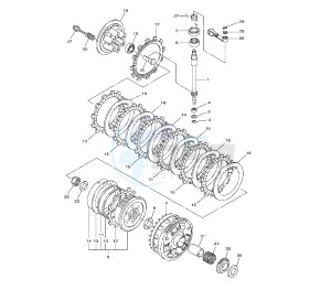 FZ8-SA 800 drawing CLUTCH