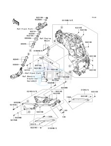 KRF 750 F [TERYX 750 4X4 NRA OUTDOORS] (F8F) C9FB drawing FRAME