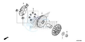 SH125ADD SH125i UK - (E) drawing DRIVE FACE