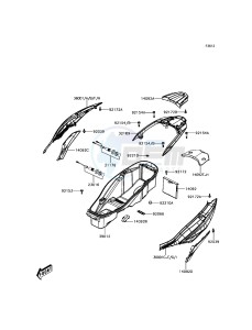 J300 SC300AEF XX (EU ME A(FRICA) drawing Seat Cover