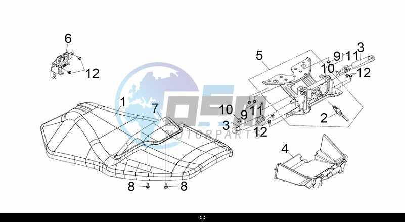 DOUBLE SEAT ASSY