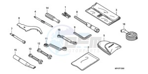 CB1000R9 France - (F / CMF) drawing TOOLS