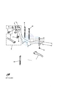 PW50 (2SAU) drawing HANDLE SWITCH & LEVER