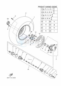 YFM700FWAD GRIZZLY 700 EPS (BLTT) drawing FRONT WHEEL 2