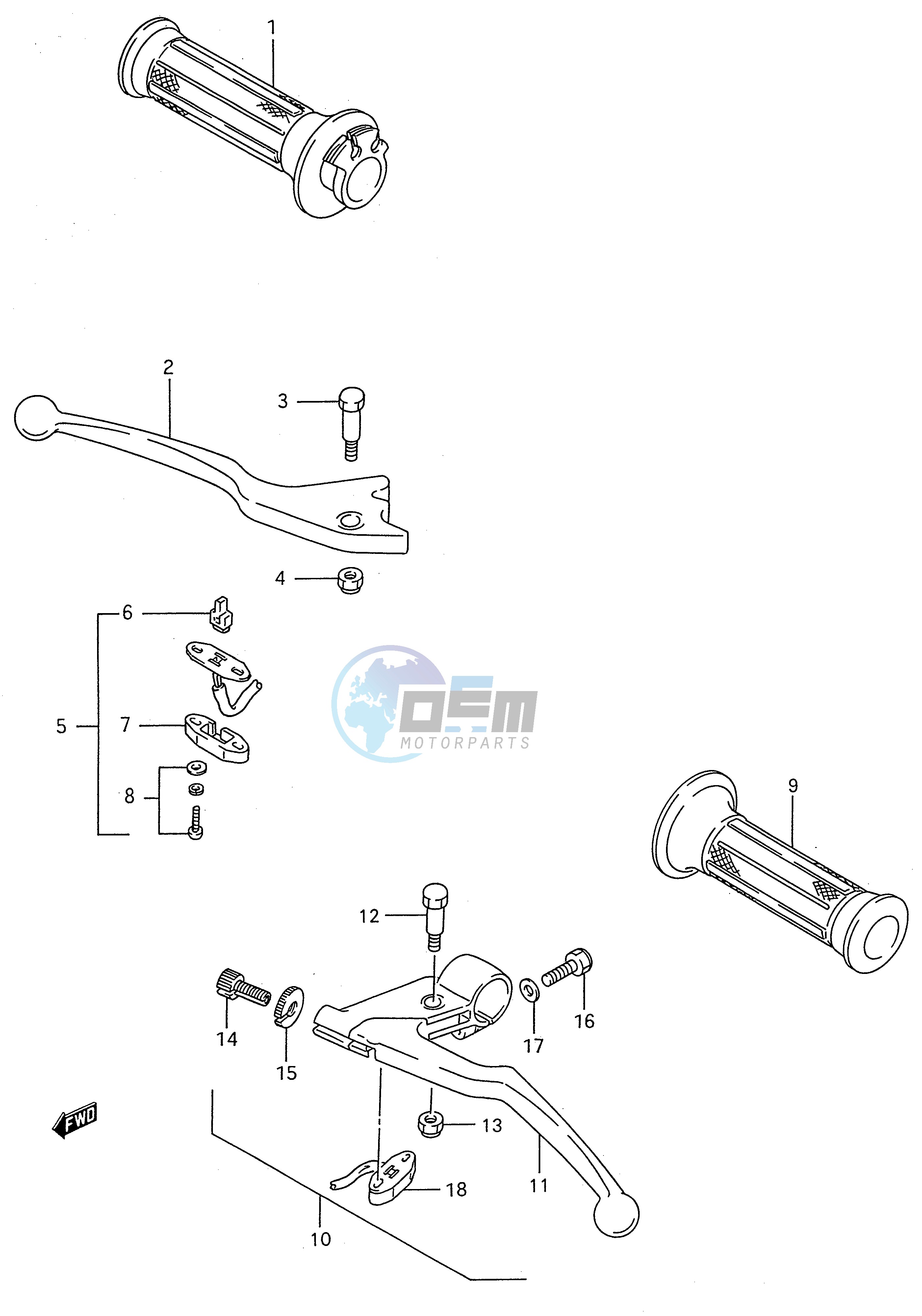 HANDLE LEVER (MODEL J)