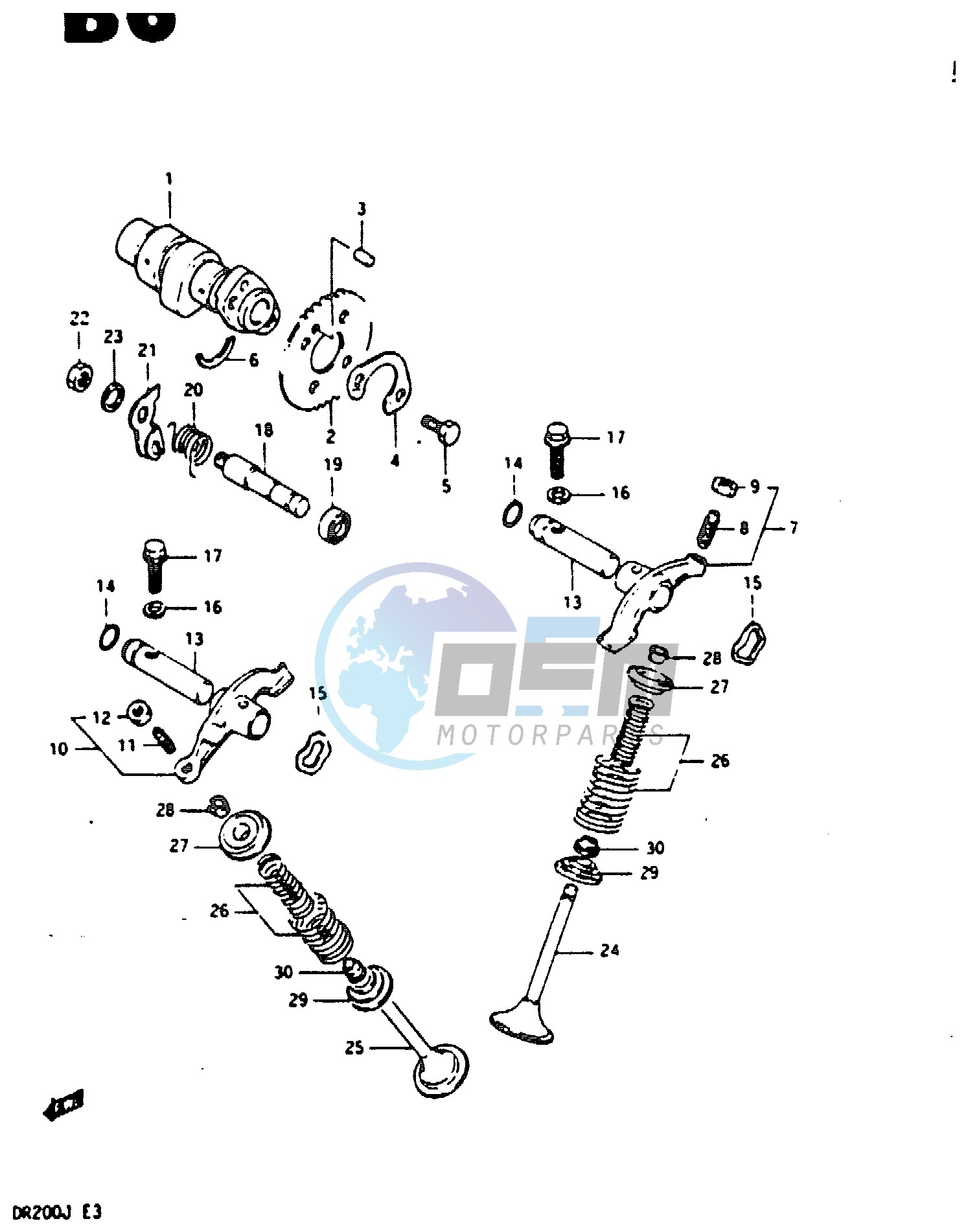 CAM SHAFT - VALVE