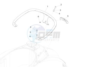 GTV 300 SEI GIORNI IE E4 ABS (NAFTA) drawing Rear luggage rack