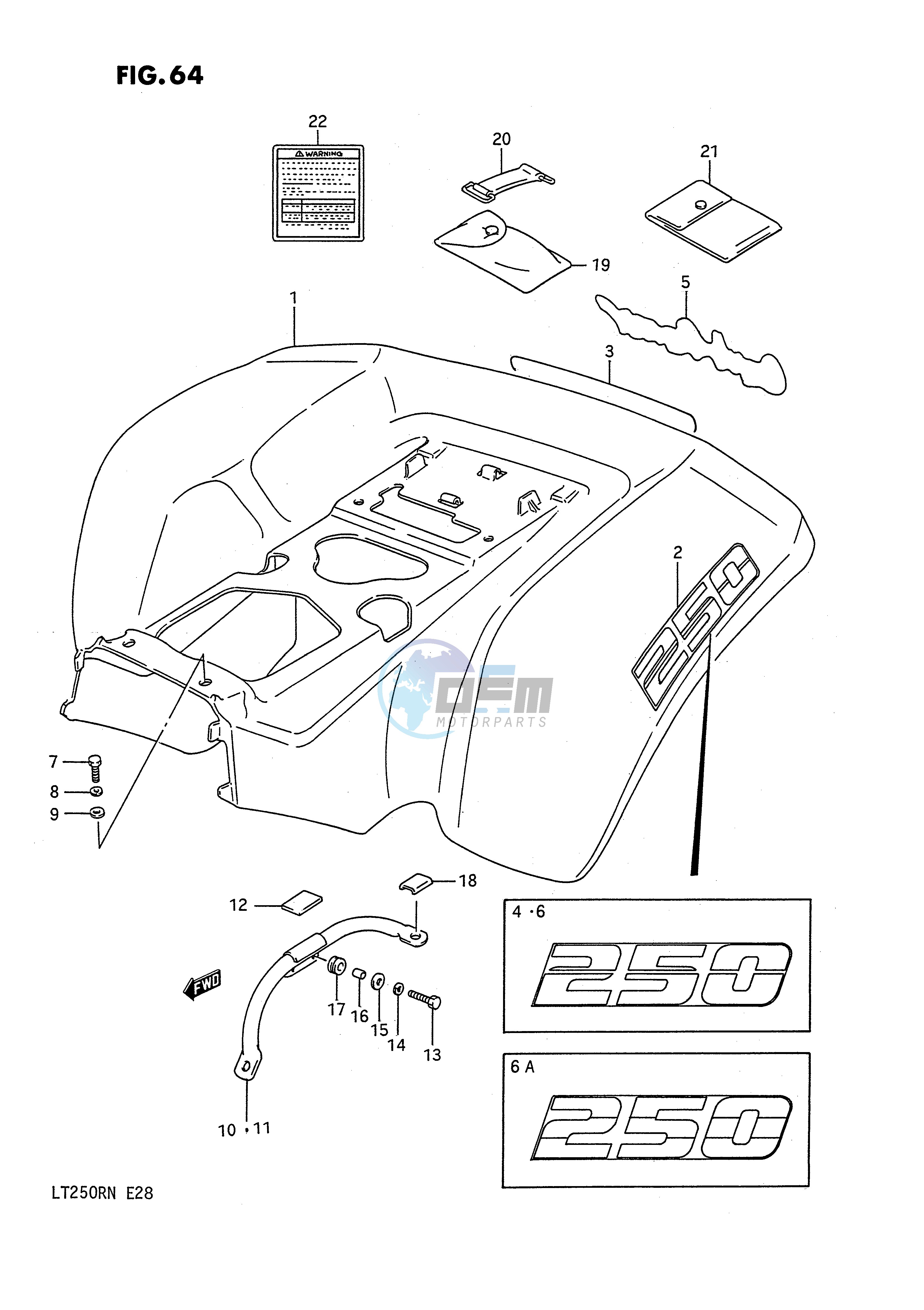 REAR FENDER (MODEL H J K L)