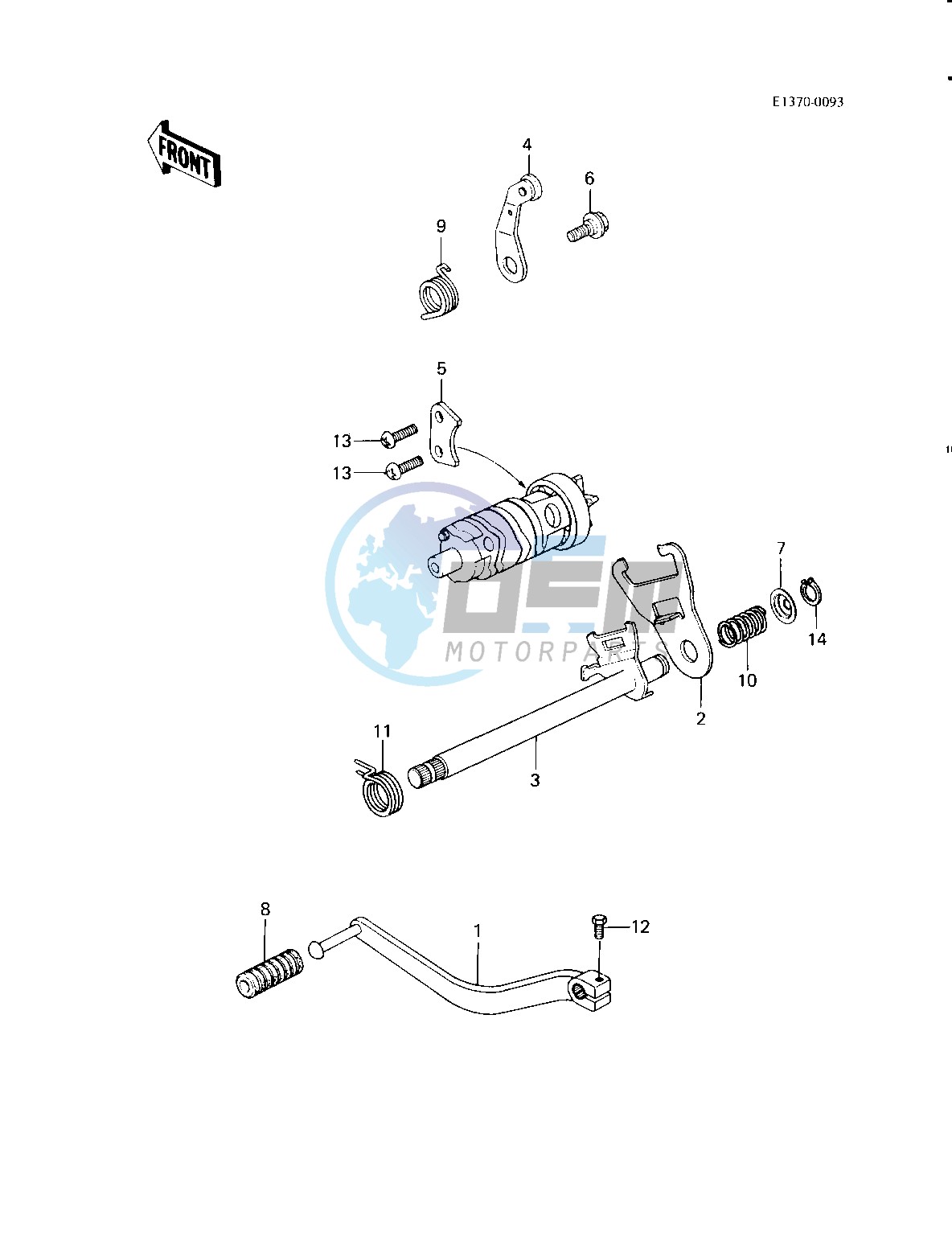 GEAR CHANGE MECHANISM