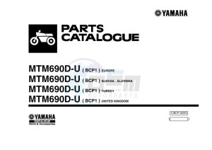 XSR700 MTM690D-U (BCP1) drawing Infopage-1