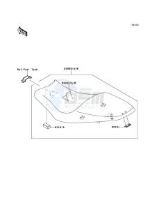 ER-6f ABS EX650B8F GB XX (EU ME A(FRICA) drawing Seat