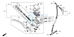 VT600CD drawing FR. BRAKE MASTER CYLINDER