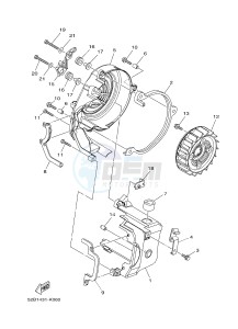 XC115S D'ELIGHT (2EP1 2EP3) drawing AIR SHROUD & FAN