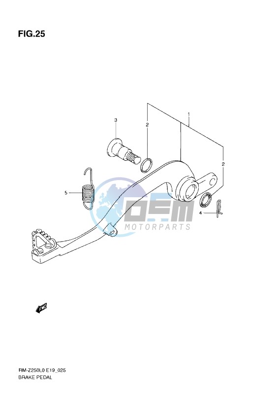 BRAKE PEDAL (L0-L1)