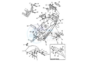 YZF R1 1000 drawing FENDER