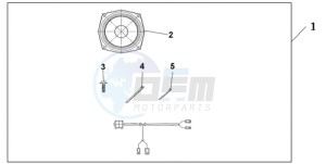 GL1800A UK - (E / MKH) drawing REAR SPEAKER SET