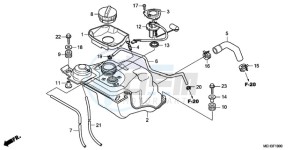 NSA700A9 E / MKH MME drawing FUEL TANK