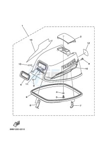 8CMHL drawing FAIRING-UPPER