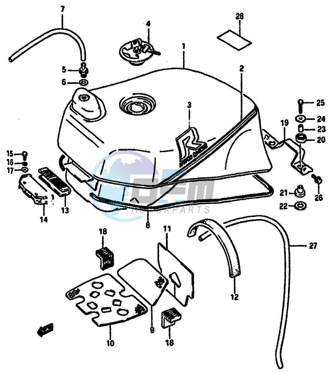 FUEL TANK (MODEL H)