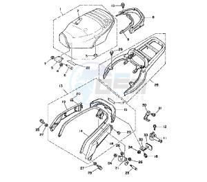 CT S 50 drawing SEAT AND CARRIER